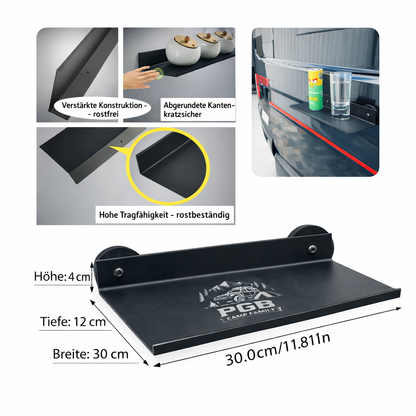 Regal mit Magnetbefestigung