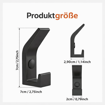 Gummierter Magnethaken