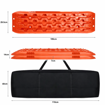 2 Sets Sandboards Orange